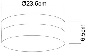 GLOBO 48402 - OPAL mennyezeti lámpa 2xE27/40W