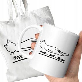 Stílusos Bögre És Nyomott Mintás Táska Szett