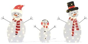 Világító Hóember Család 3 pcs Meleg fehér Poliészter