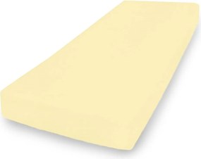 Prémium gumis jersey lepedő 150x190, 160x200x20, j.sárga_04, Matex