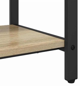 Kabáthorog polcokkal sonoma tölgy 95 x 34 x 184 cm Faanyag