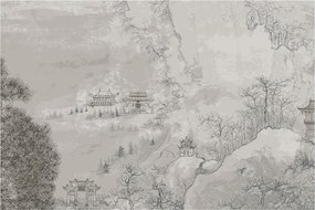 Kép - Kínai táj (90x60 cm)