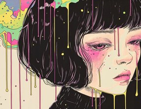 Poszter 65x50cm Színes gyaluk