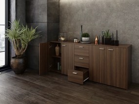 HUGOS 180 szekrény, tabacco dió