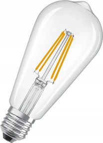 Led izzó ST64 E27 5.9W 60W 806lm 4000K Filament Star Classic Osram