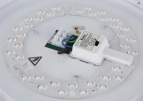 Globo 48580R - LED mennyezeti lámpatest CALLIE LED/24W/230V Ø 38 cm matt króm