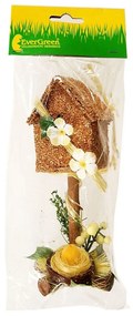 Húsvéti dekoráció Házikó tojással, h. 18 cm