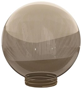 Cserebúra fali lámpához PARK E27 átm. 20 cm füstös prizma