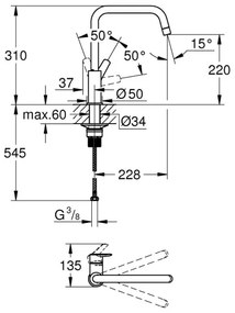 GROHE 30470000 - START mosogató csaptelep, fényes króm