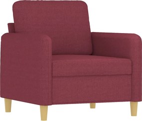 vidaXL bordó szövet kanapéfotel 60 cm