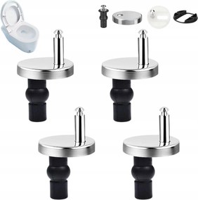 Univerzális Wc-ülőke Csavar Készlet 4 Db-os Rozsdamentes Acél