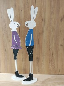 Draka Húsvéti Dekoráció Nyuszi szett 79x14 78x13 cm