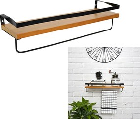 INDUS fali polc fenyő dekorral