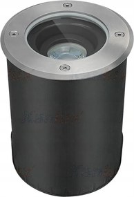 Kanlux Bejárati lámpa Berg 10W IK10, IP67, Rozsdamentes acél/Üveg