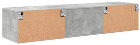 TV szekrény fiókkal Magasfényű fehér 150 x 39 x 30 cm Faanyag