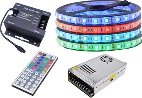 Led szalag szett 300 Rgb 5050 IP65 vezérlő 20m