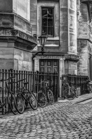 Poszter 30x45cm Kerékpárok a járdán, Assaf Frank