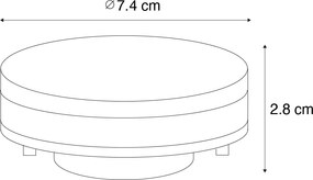 3 darabos intelligens GX53 dimmelhető LED izzókészlet 9W 806LM 2700K-6500K Zigbee Smart Hub-bal