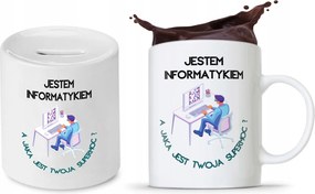 Informatikai Készlet Ajándék Bögre Persely fényképes nyomtatással