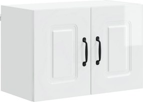 vidaXL Konyhaszekrény Kalmar Magas Fényű Fehér 60 x 31 x 40 cm Faanyag