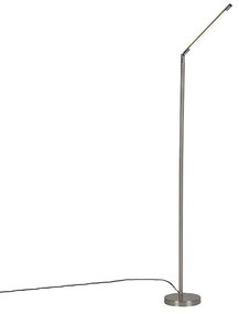 Modern állólámpa acélból, LED-del - Berdien
