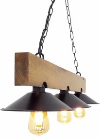 Csillár láncon SAPKA 3xE27/60W/230V