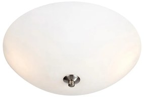 Fehér mennyezeti lámpa üveg búrával ø 43 cm Polar – Markslöjd