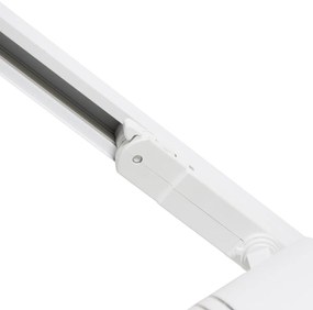 Modern 3 fázisú sínrendszer fehér 4 spotlámpával 3000-4000K - Ruler 38