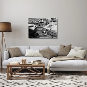 Üveg kép - Egy nyugodt őszi nap (70x50 cm)