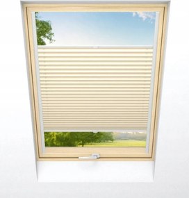 Tetőtéri roló pliszírozott 90 x 70cm Különböző színek