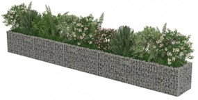 horganyzott acél gabion magaságyás 450 x 50 x 50 cm