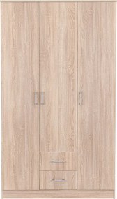 Miami gardróbszekrény 120x205 cm sonoma tölgy-sonoma tölgy