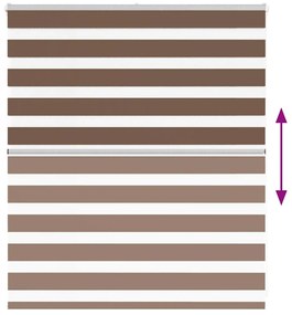 zebrafüggönnyel barna szövetszélesség 115,9 cm poliészter