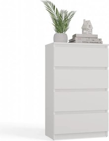 M4 60 komód, 60x97,6x34,5 cm, fehér