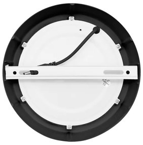 Solight WD170-B - LED Mennyezeti lámpa LED/12W/230V 3000/4000/6000K fekete kerek