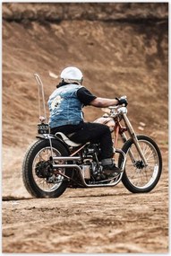 Poszterek 80x120 Motorkerékpár Chopper Klasszikus