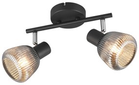 Fekete spotlámpa ø 10 cm Tarifa – Trio