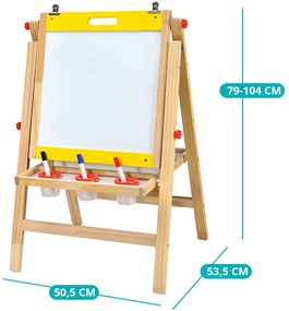 3 az 1-ben fa, gyerek rajztábla