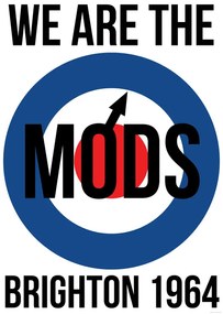 Plakát Mods - Target / We Are The Mods 1964, (59.4 x 84 cm)