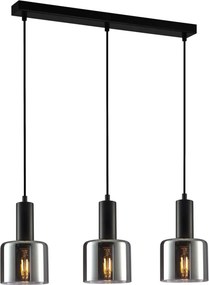 ITALUX PND-65342-3-BK-SG SANTIA Vintage Függesztett Lámpa E27 IP20