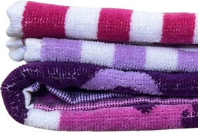 CRAZY GEKKO Strandtörölköző lila 165x90cm