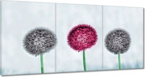 Vászonkép 180x90 Szürke-lila