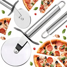 Forgatható pizzavágó kés Pizzaszeletelő Tészta- és pizzaszeletelő kés