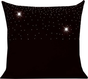 Dekoratív párnahuzat 40x40 Rubin fekete