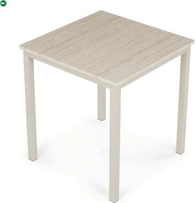 Étkezőasztal 70 × 70 cm melamin travertin GDT-201 TRV