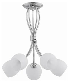 Felületre szerelhető csillár  BUENA 5xE14/10W/230V króm