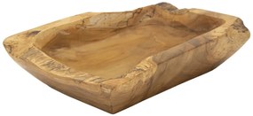 Tálca kutak teak 25x19x7cm