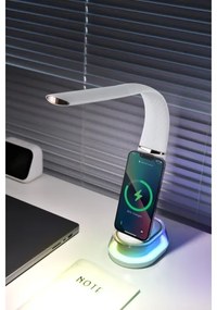 Immax 08974L - CORELLA LED RGB asztali lámpa, 7W, 12 cm, fehér, dimmelhető