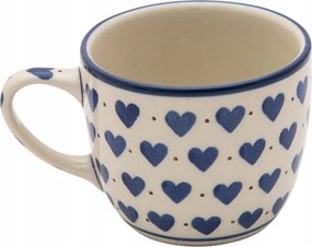 Bögre 170 ml Ceramika Artystyczna Boleszláv Szív minta 0570A Ciszewska