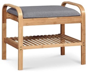 Cipőtartó 50x60 cm szürke/bézs